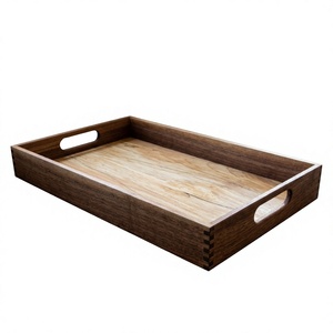 Bandeja de Servicio de Madera Estilo Francés, Hecha a Mano, Ecológica, con Acabado Pulido, Tamaño y Forma Personalizados, para Uso en Hoteles y Restaurantes, Decorativa - Product Image 2
