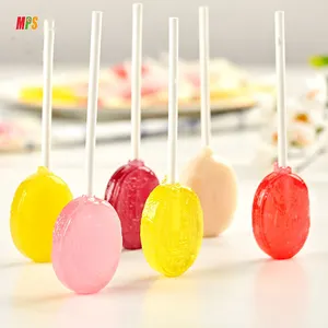 Toptan komik çilek lezzet Bonbons Lolly renkli tatlılar sağlıklı atıştırmalıklar Xylitol lolipop makinesi