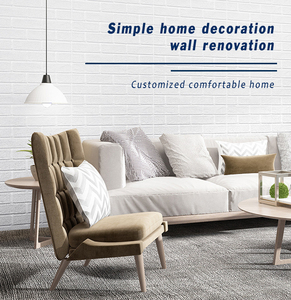 Autocollant mural moderne 3D en <span class=keywords><strong>PVC</strong></span> autocollant à peler et à coller Papier peint pour la maison Chambre et salon Mur de briques de Chine - Product Image 5