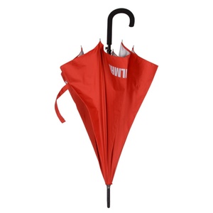 Custom Personal Red Windproof Straight UV Anti <b>Umbrella</b> Modern Design with Fiberglass Frame Personalized Printing Option - Product Image 5