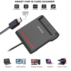 Lector de Tarjetas Inteligentes USB C Plug and Play, Lector de Tarjetas EMV ATM CAC ID IC, Escáner de Tarjetas de Crédito para Uso en Banca, Gobierno y Oficinas - Product Image 4