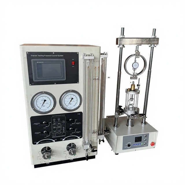 Strain Controlled Triaxial Apparatus 60KN Soil Laboratory Testing Equipment Triaxial Testing Machine Soil Testing Equipment