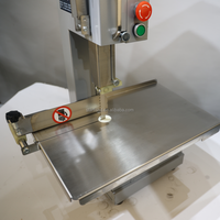 Vente Directe Scie à Os Manuelle Boucher en Acier Inoxydable, Machine à Découper Poulet, Poisson, Chèvre avec Moteur pour Usage Domestique et de Cuisine