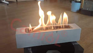 Nuevo fogón de hormigón con efecto mármol, <span class=keywords><strong>chimenea</strong></span> de mesa de bioetanol moderna para interiores - Product Image 5