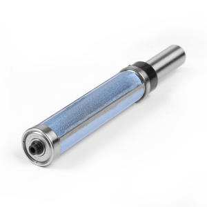 1/2 pouces et 12mm tige ronde 3 lames mèche de toupie <span class=keywords><strong>19mm</strong></span> Dia Double roulement affleurant coupe droite gravure outils de travail du bois - Product Image 2