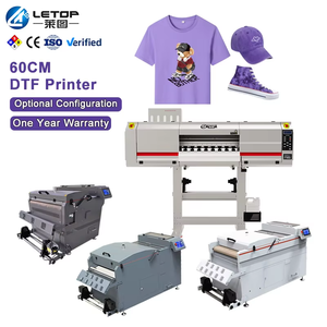 Impresora de Inyección de Tinta DTF Automática de Fábrica LETOP, <span class=keywords><strong>Plotter</strong></span> Digital de Formato Grande de <span class=keywords><strong>24</strong></span> <span class=keywords><strong>Pulgadas</strong></span> con Nueva Máquina de Impresión de Rollo - Product Image 1