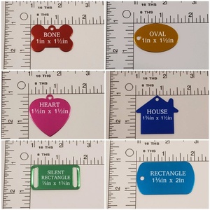 Plaques d'identification personnalisées en aluminium gravé <span class=keywords><strong>pour</strong></span> animaux de compagnie, options de couleur OEM, impression UV, <span class=keywords><strong>pour</strong></span> chiens et chats - Product Image 3