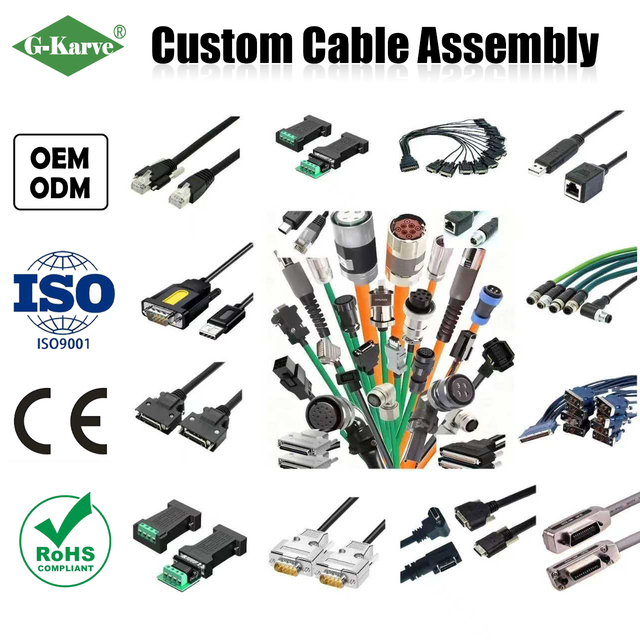 Custom OEM Industrial Cable Assembly Wire Harness Factory Direct for Automation Equipment