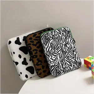 Fashion Design Laptop Sleeve for iPad Pro Air Mini Leopard Trend Laptop Pouch 11 13 inches