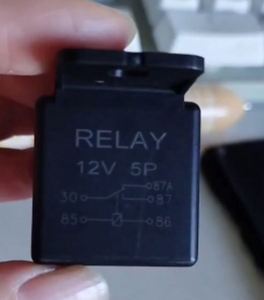 Relé Automotriz 40A JD2912 de 5 Pines, 12V CC, Nuevo, con Orificio de Montaje, Bobina de 1.8W, para Unidad de Control de ATV ARCTIC CAT, 3 Años de Garantía - Product Image 1