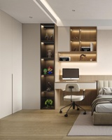 Hochwertiges Klappbares Wandbett in Queensize mit Kleiderschrank Platzsparendes Murphy-Bett-Mechanismus