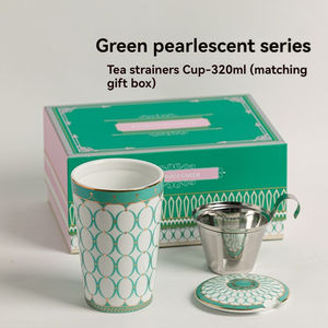 Services à thé en porcelaine fine, tasses à café et coffrets cadeaux aux standards d'esthétique élevés, de qualité supérieure - Product Image 4