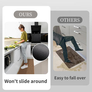 Alfombra de Cocina de Fibra de Poliéster Antideslizante, Rectangular, Lavable, para Uso en la Cocina - Product Image 2