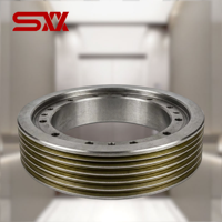 Poulie de traction d'ascenseur de 10 mm de diamètre de câble, roue de machine de traction 400*5*10 400*6*10 pour la maintenance et la réparation d'ascenseurs, pièces de rechange