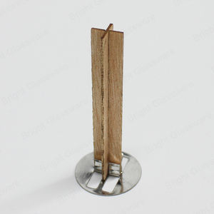 Vente en gros de mèche en bois personnalisée en forme de croix mèche de bougie en bois pour la fabrication de bougies - Product Image 2