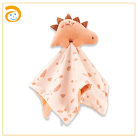 Nouvel Arrivage OEM Doudou de Sécurité pour Bébé, Couverture Réconfortante en Peluche Douce, Tête d'Animal en Peluche, Jouet de Sommeil pour Berceau de Nouveau-né