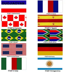 Diadema Deportiva Elástica Ancha con Patrón de Bandera Nacional, Unisex, para Yoga, Primavera 2026, Copas Mundiales de Fútbol, Baloncesto, Venta al Por Mayor - Product Image 4