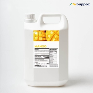 น้ำเชื่อมมะม่วง 5 กก. บรรจุขวด ฮาลาล HACCP สำหรับร้านชานมไข่มุก บรรจุภัณฑ์แบบขายส่ง - Product Image 2