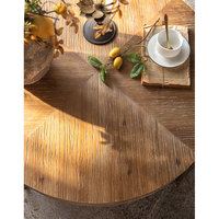 Table basse vintage ronde rustique antique Table en bois de style japonais pour maisons vintage