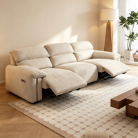 Canapé inclinable électrique VOXHOME, style nordique minimaliste, pour salon, meubles modulaires, tissu résistant aux griffures de chat