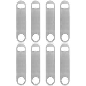 Ouvre-bouteille plat en acier inoxydable robuste, ouvre-bière professionnel pour les barmans, les bars à domicile, outils, compatible lave-vaisselle, lame de bar - Product Image 1