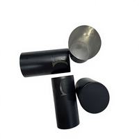 Capsules de bouteilles d'alcool noir mat personnalisées avec logo, en aluminium-plastique, scellées par thermorétraction, à ouverture facile, pour vodka et whisky, vente en gros