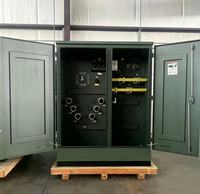 Transformateurs triphasés à alimentation radiale et en boucle, montés sur socle, type piédestal, norme IEEE/ANSI IEC, 2500 kVA, 12,47 kV-480 V