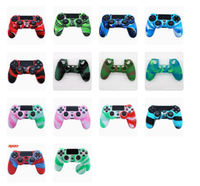 Coque de manette PS4 camouflage, coque en silicone pour manette PS4, coque en silicone pour PS4