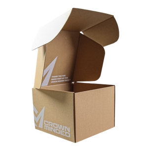 Boîte d'expédition en carton ondulé personnalisée avec logo pour l'emballage <span class=keywords><strong>de</strong></span> marques e-commerce - Product Image 1