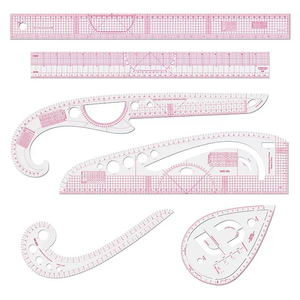 <span class=keywords><strong>Escala</strong></span> lineal <span class=keywords><strong>de</strong></span> plásticos 3 en 1, juego <span class=keywords><strong>de</strong></span> reglas <span class=keywords><strong>de</strong></span> plástico para Estilismo metrie - Product Image 2