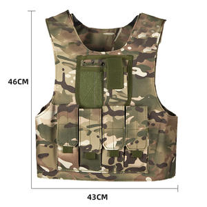<span class=keywords><strong>Gilet</strong></span> tactique pour homme, écologique, coupe-vent, respirant, pour activités de plein air, jeux de CS, entraînement sportif - Product Image 6