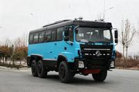 Dongfeng Nouveau Bus de Transport de Passagers Euro 3 Manuel 6x6 pour Zones Éloignées, 25 Places, Tout-Terrain, Transmission Intégrale, Moteur Diesel 4-6L, pour Exploitation Minière