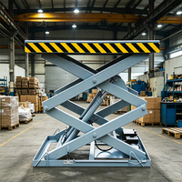 Plateforme élévatrice à ciseaux fixe de 1 tonne, 2 tonnes, 3 tonnes, élévateur hydraulique électrique stationnaire pour le chargement de marchandises
