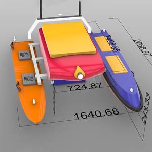 Détection personnalisée de la qualité de l'eau en fibre de carbone Excavation de coque de navire Modèle de navire extérieur Coque en fibre de verre Enquête sans pilote - Product Image 5