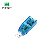 Convertidor Serial USB a RS485 Industrial de Alta Precisión Hirep, 24V, Plástico, 12 Meses de Garantía, para Accesorios de Controladores de Alarma de Gas