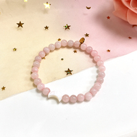 Bracelet tendance en acier inoxydable avec logo gravé au laser, pierre naturelle, coquillage et cristal, livré avec carte