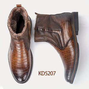 Botas de Vestir con Cremallera, Estilo Otoño/Invierno 2026, Cómodas, Altura al Tobillo, con Forro de Cuero Genuino y Piel Sintética - Product Image 6