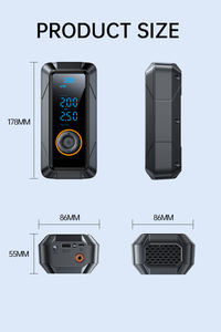 Compresseur d'air portable rechargeable 150 PSI, gonflage rapide, mini <span class=keywords><strong>pompe</strong></span> <span class=keywords><strong>à</strong></span> pneus pour voiture, moto, <span class=keywords><strong>vélo</strong></span> <span class=keywords><strong>électrique</strong></span>, ballons de sport - Product Image 4