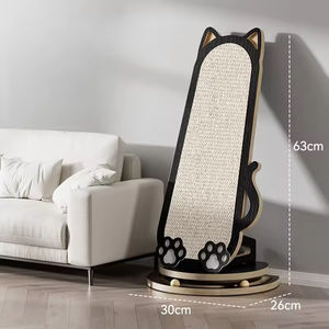 ที่ลับเล็บแมวแบบติดผนัง โครงไม้ พร้อมแผ่นรองข่วน ป้องกันเฟอร์นิเจอร์จากรอยขีดข่วนของแมว - Product Image 4