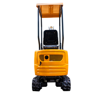 Livraison Gratuite Mini-Excavatrice de 1 Tonne CE EPA, Excavatrice Hydraulique sur Chenilles, Petite Excavatrice pour l'Agriculture et l'Aménagement Paysager