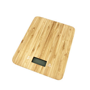 बीविज्ञान प्राकृतिक बांस डिजिटल रसोई खाद्य भार वर्ग 33lb क्षमता प्लेटफॉर्म स्केल 15 किलोग्राम ओम लेजर लोगो और रंग बॉक्स - Product Image 4