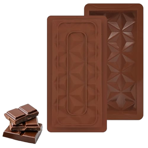 Silicone <b>Chocolate</b> Mold Rectangle Shape with <b>Star</b> Pattern Reusable Eco-Friendly Baking Tool Kit for Homemade <b>Chocolate</b> Making - Product Image 1