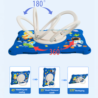 Tablet Anak 10.1 Inci, Tablet Anak dengan Pelindung, Mendukung Android, Kartu SIM, Casing Plastik, Terhubung Wifi untuk Permainan Edukasi