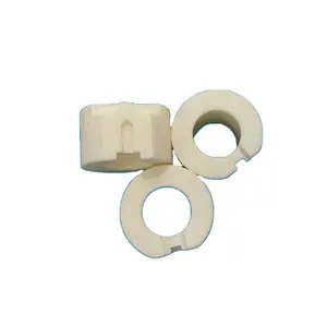 Cincin Aluminium 96 Al2O3 Ceramic Ferrule untuk Insulasi