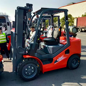 Chariot élévateur Nissan <span class=keywords><strong>de</strong></span> 2,5 3,5 3 tonnes à <span class=keywords><strong>gaz</strong></span> GPL propane avec accessoires, pince à rouleaux <span class=keywords><strong>de</strong></span> papier pour chariot élévateur - Product Image 2