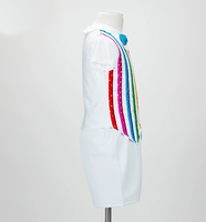Costumes de danse pour garçons, chemise à manches longues, pantalon long, veste à paillettes, vêtements de danse, tenue de performance, costume de danse