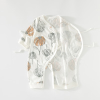 Mono de Verano para Bebé Recién Nacido, de Algodón Fino y Transpirable, con Diseño de Mariposa, Ropa para Gatear