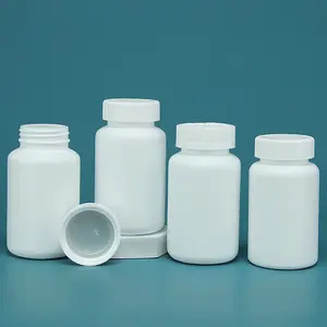Frascos de pastillas de vitaminas farmacéuticas para el cuidado de la salud, de material blanco al por mayor