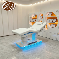 Table de massage électrique inclinable chauffante de luxe pour esthéticiennes, soins médicaux, esthétique, salon, spa, beauté, cils et visage