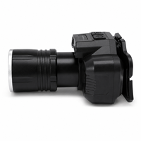 Zoombare Aluminium-LED-Stirnlampe mit Bewegungssensor, Wiederaufladbarem Akku, IP44-Zertifizierung, Superheller Einstellbarer Strahl für Camping und Wandern